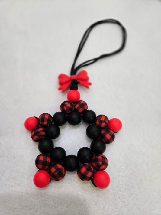 Beaded star ornament/decoration