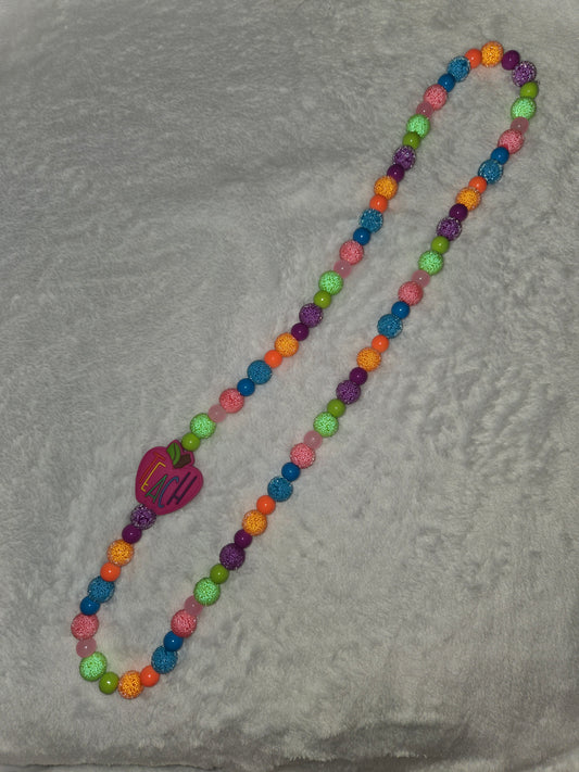 Lanyard with bright teach focal