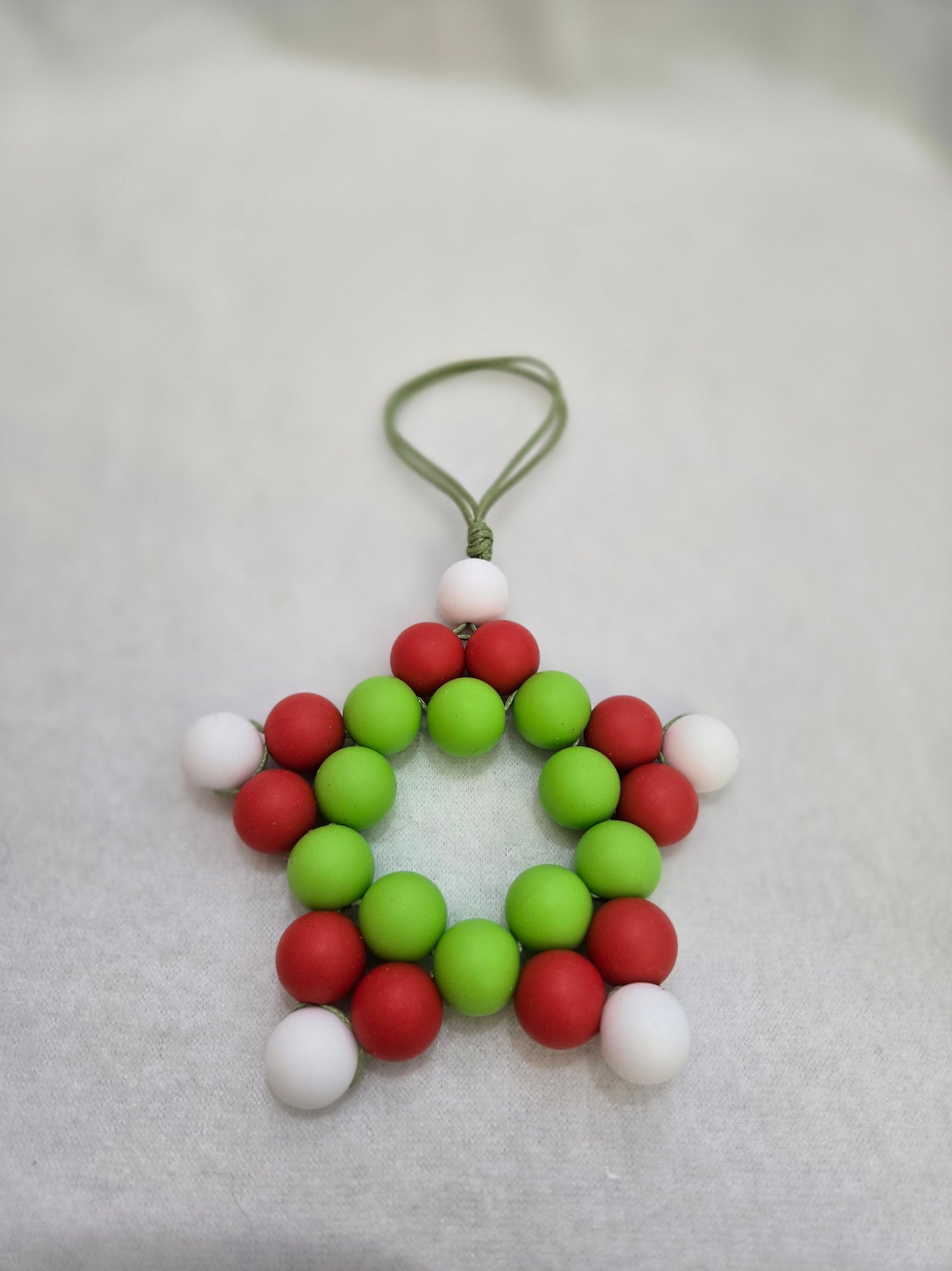 Beaded star ornament/decoration