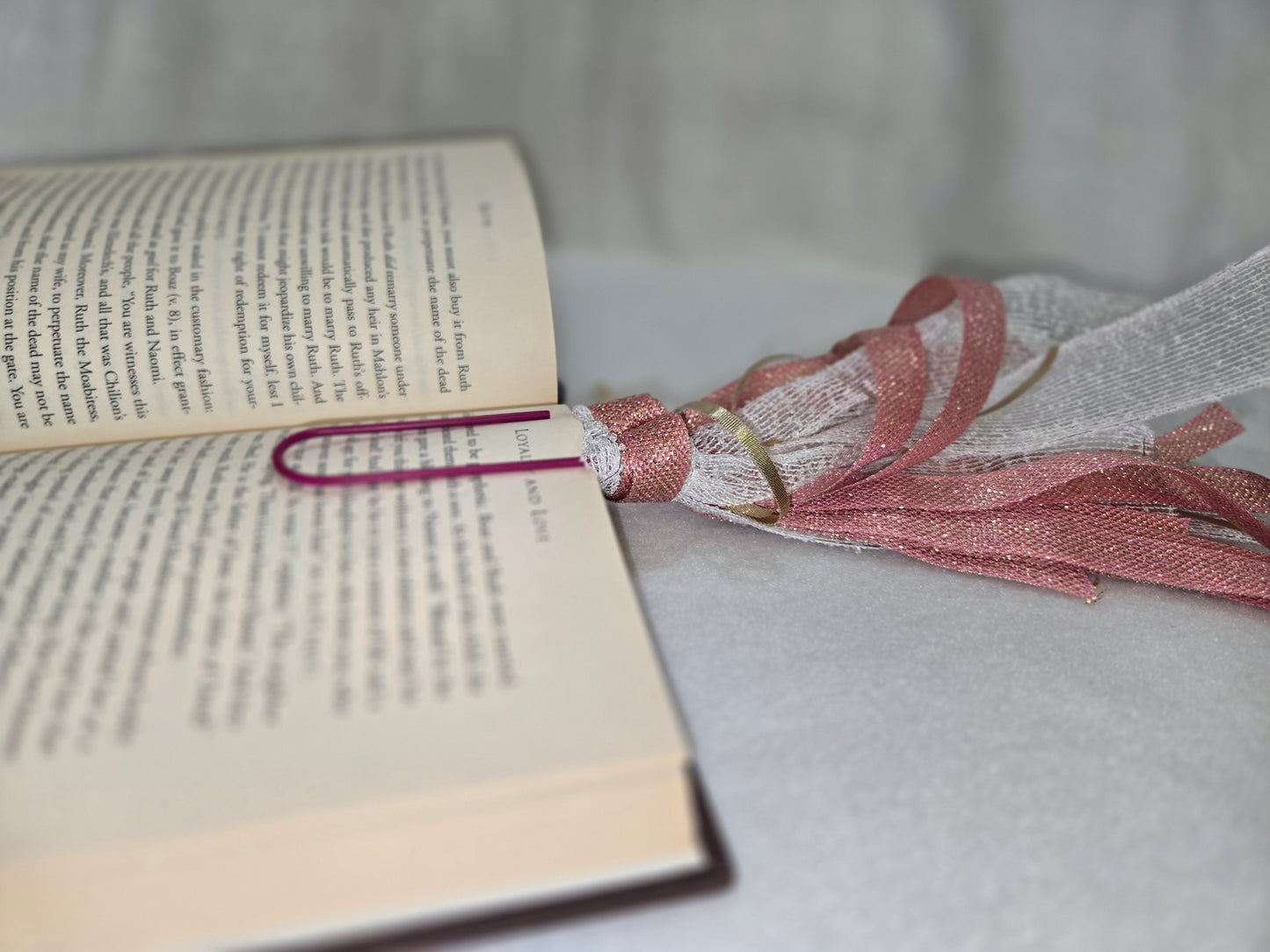 Ribbon bookmarks