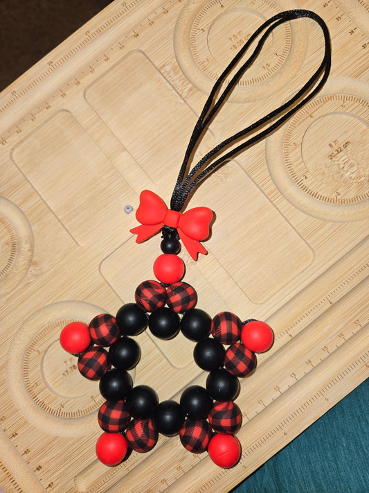 Beaded star ornament/decoration